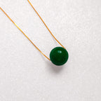 Colar Pedra Solitária Cores Variadas Banho de Ouro