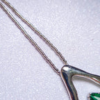 Colar Orgânico Gota Quartzo Banho de Ródio