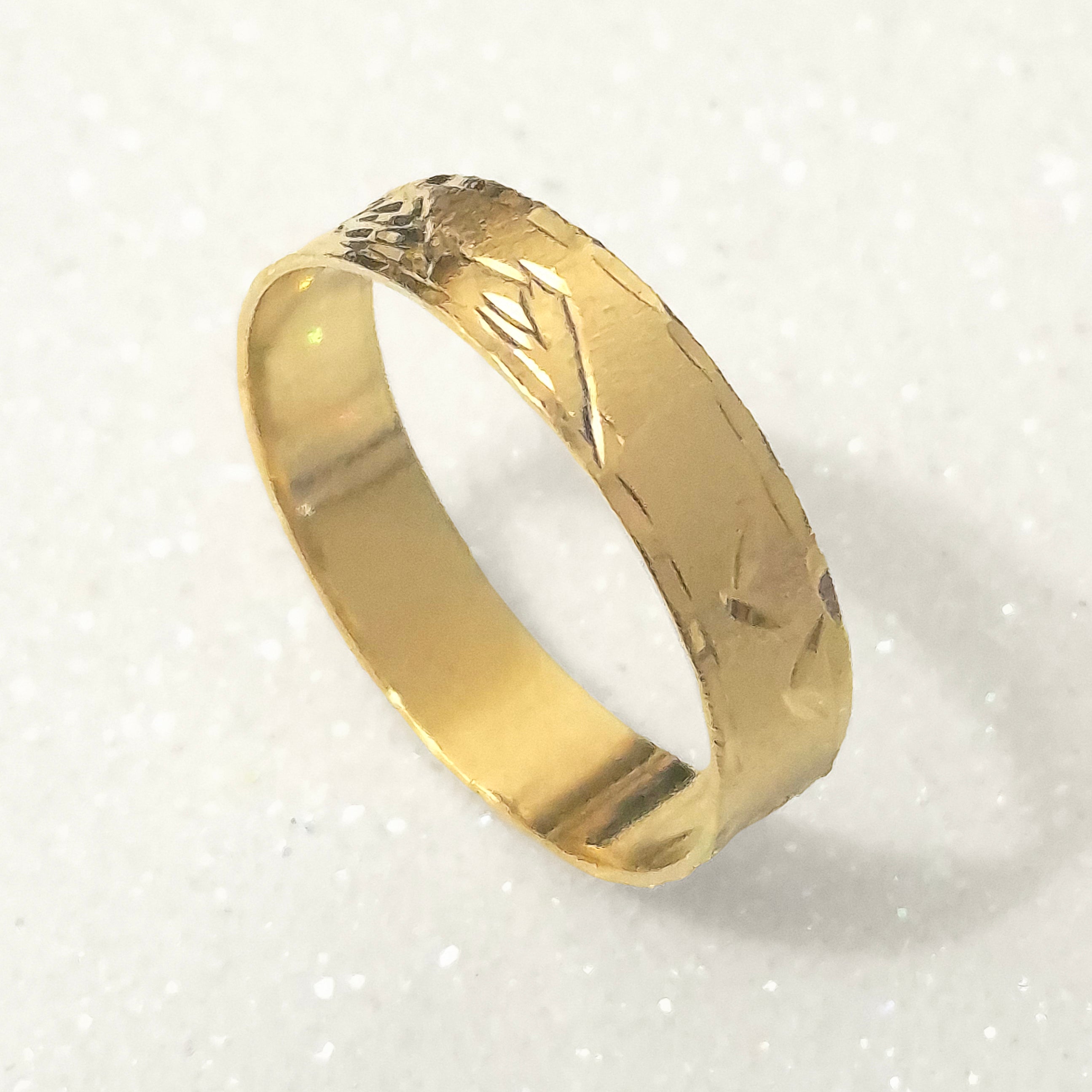 Aliança Miragem Banho de Ouro